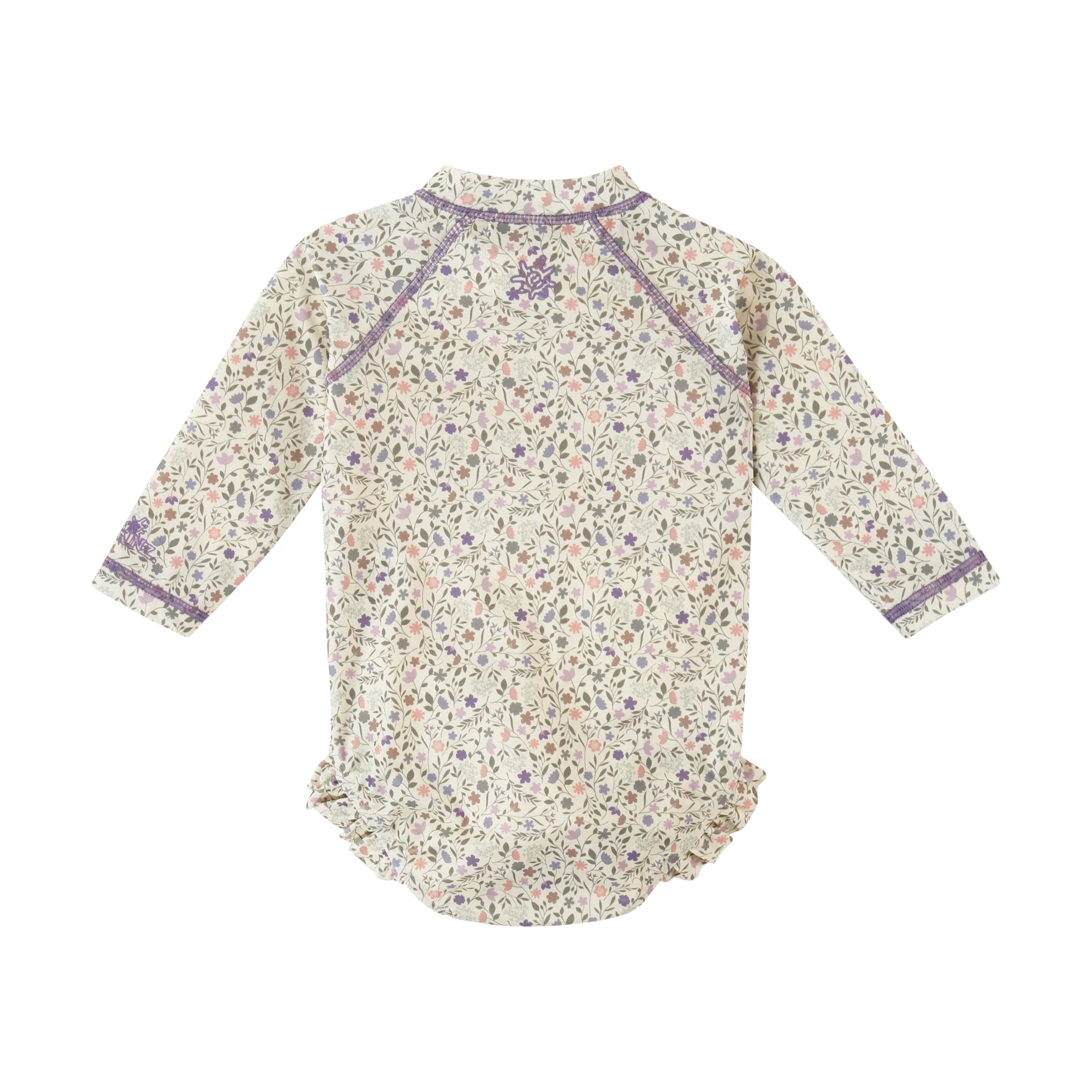 Baby Girl's Long Sleeve Ruffle Legged Swim Suit - Serkeasy