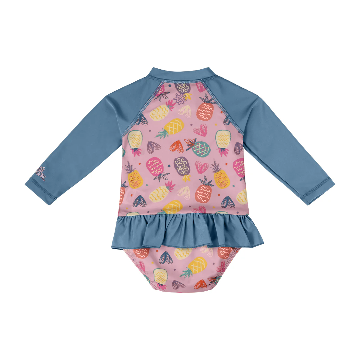 Baby Girl's Long Sleeve Ruffled Swim Suit | FINAL SALE - Serkeasy