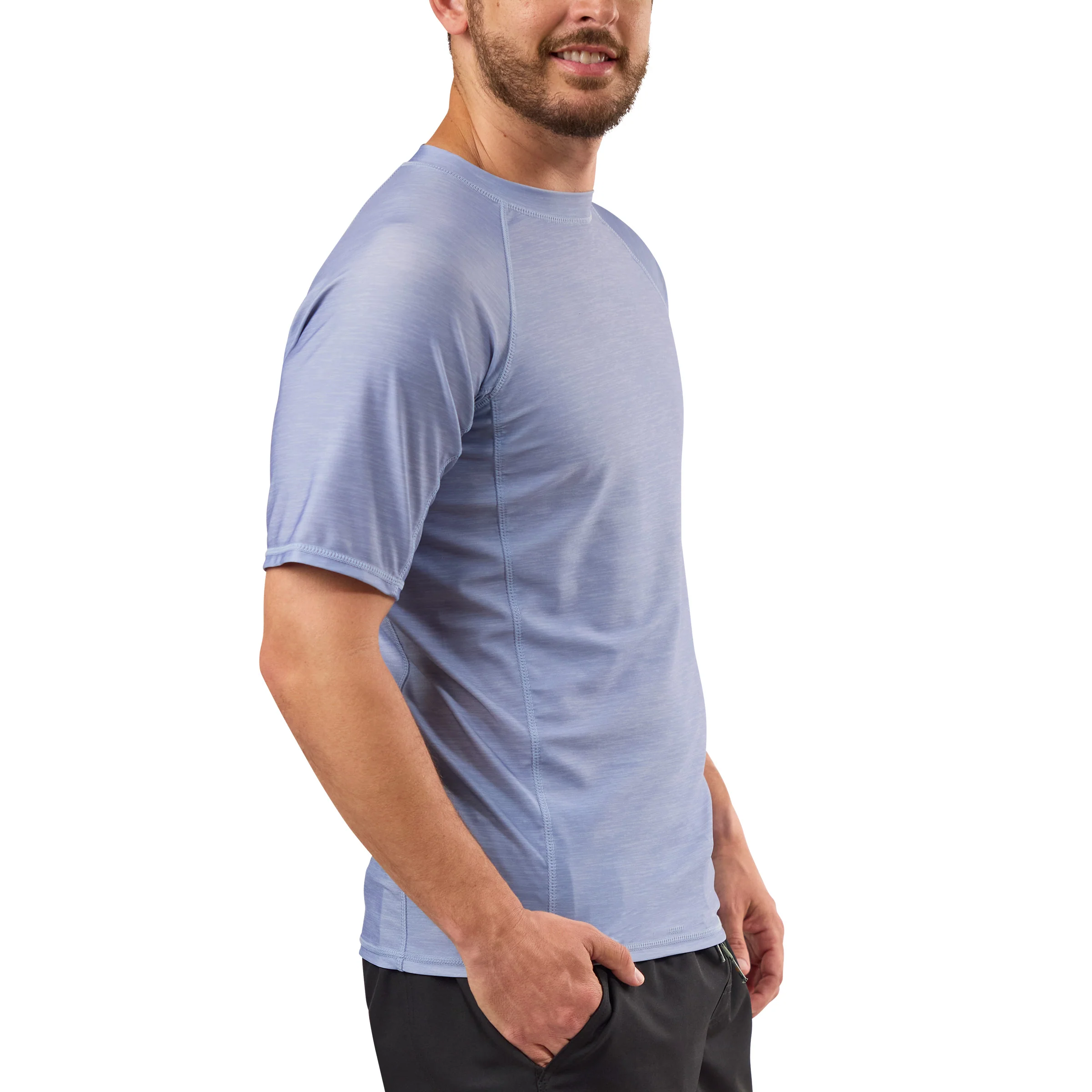 Men's Short Sleeve Crew Sun & Swim Shirt - Serkeasy
