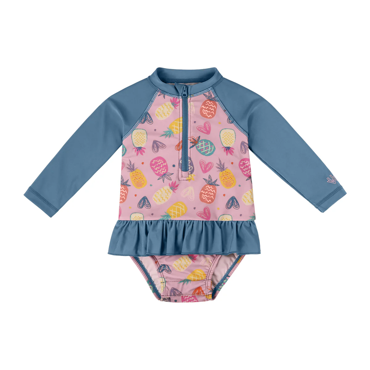 Baby Girl's Long Sleeve Ruffled Swim Suit | FINAL SALE - Serkeasy