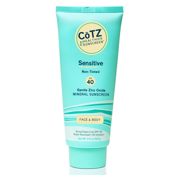 CoTZ Sensitive - Non-Tinted Sunscreen - SPF 40+ (3.5oz) - Serkeasy