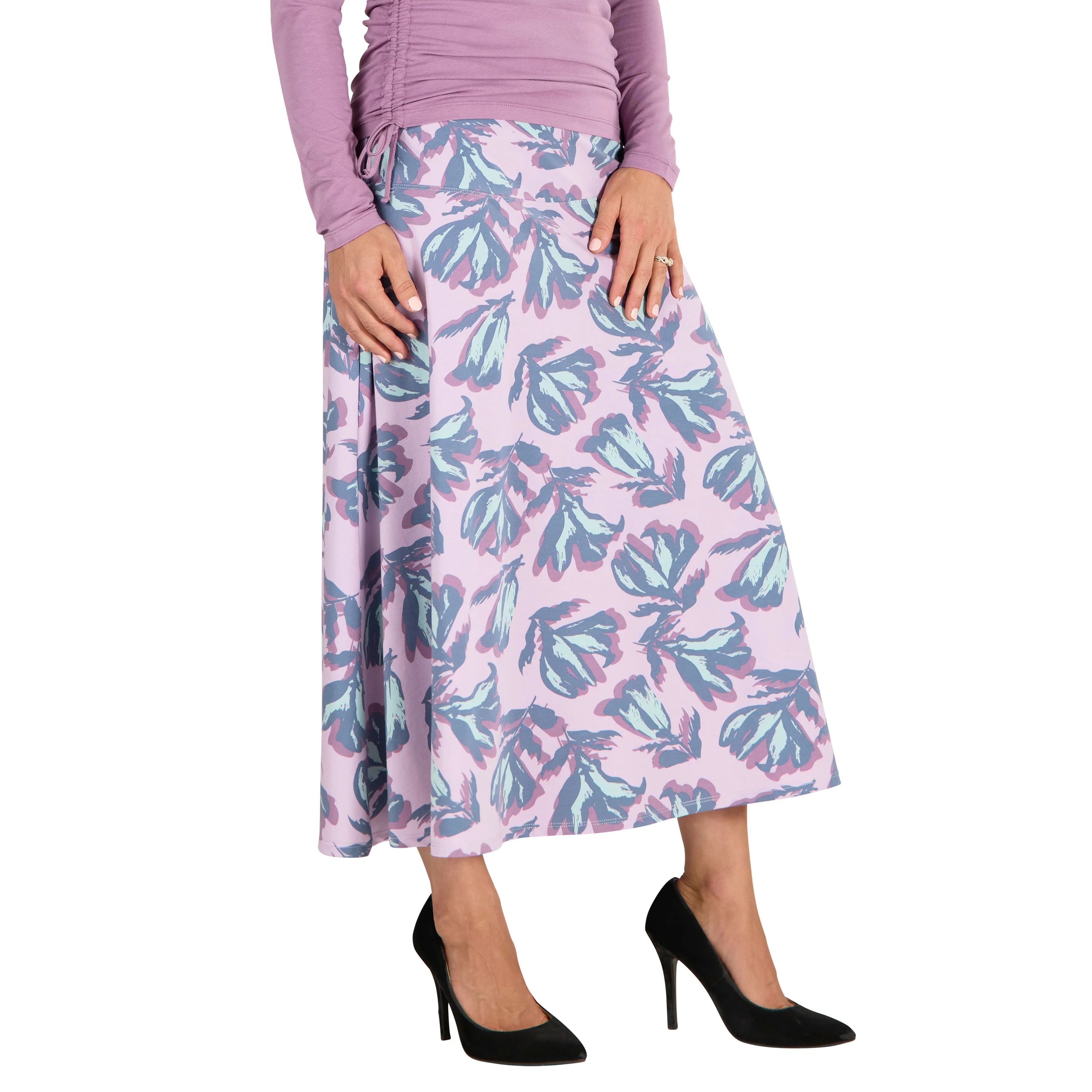 Women's A-Line UPF Midi Skirt - Serkeasy