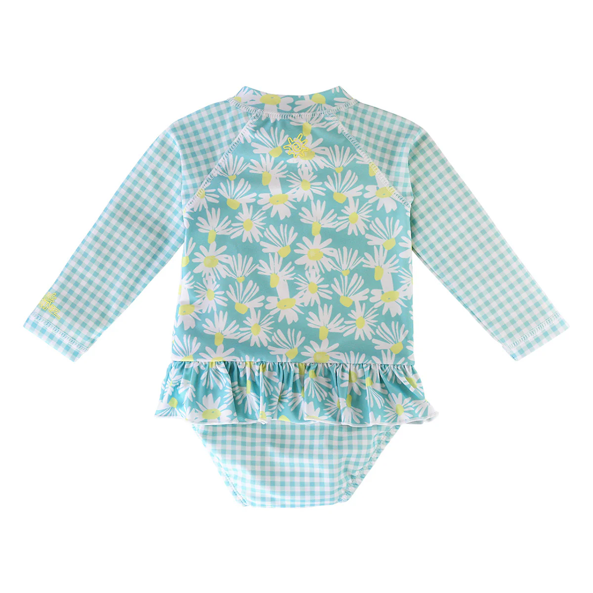 Baby Girl's Long Sleeve Ruffled Swim Suit - Serkeasy