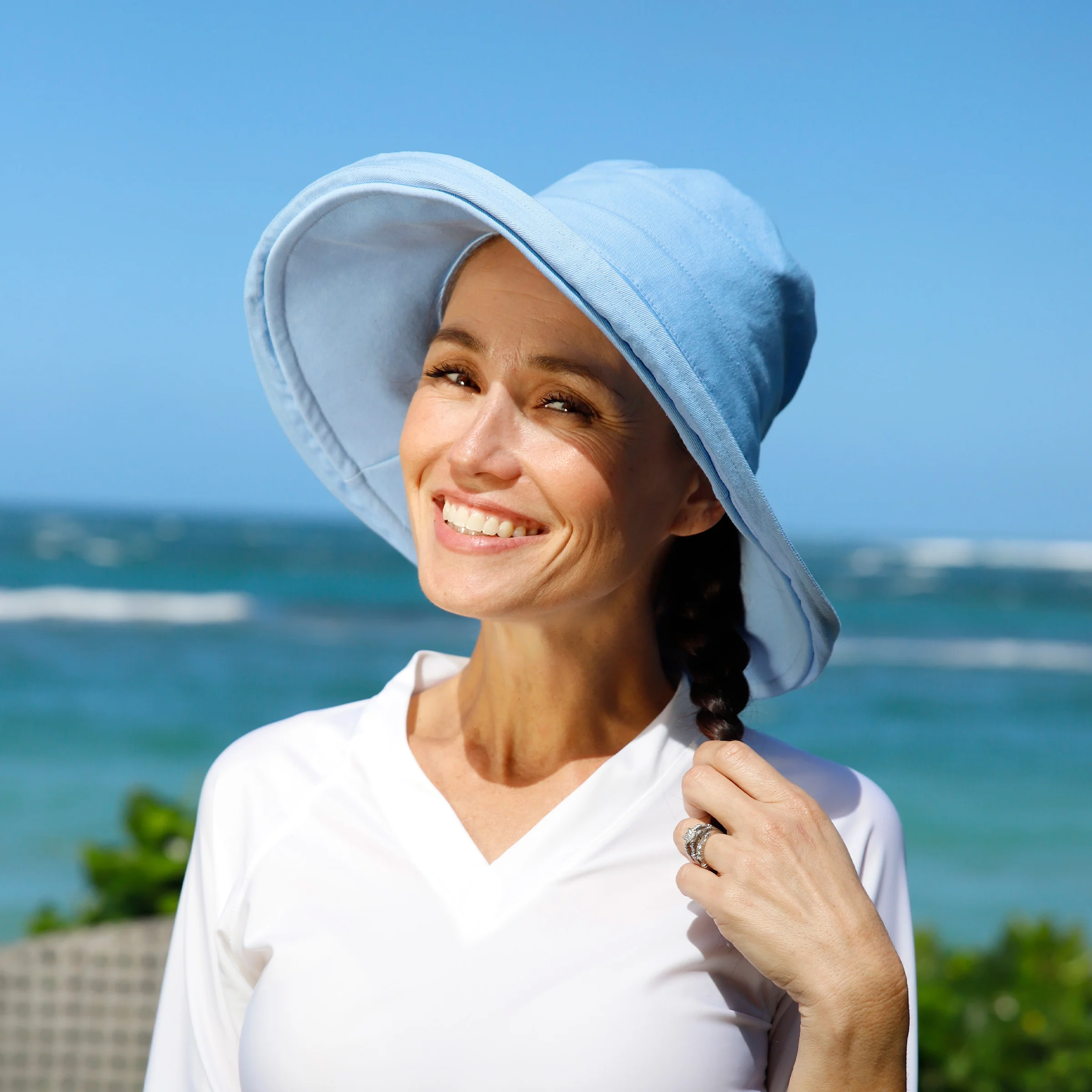 Women's Wide Brim Sun Hat - Serkeasy