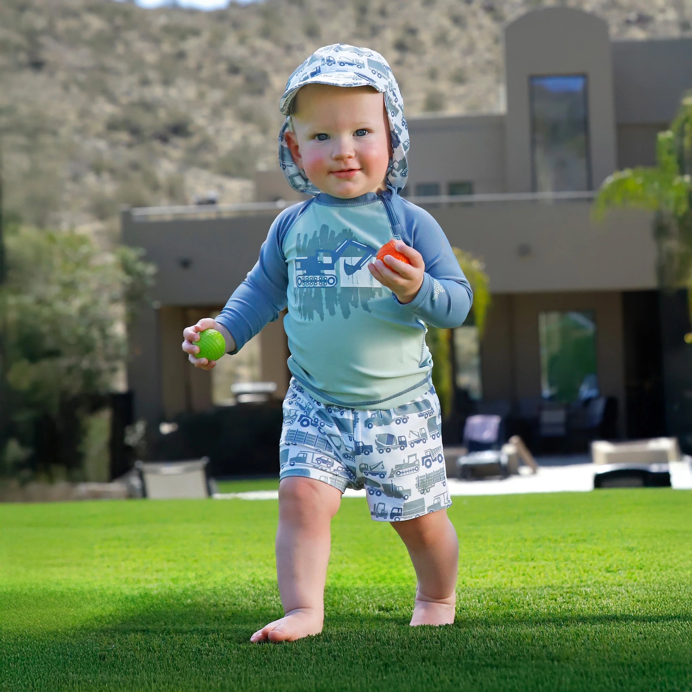Baby Boy's Swim Flap Hat - Serkeasy