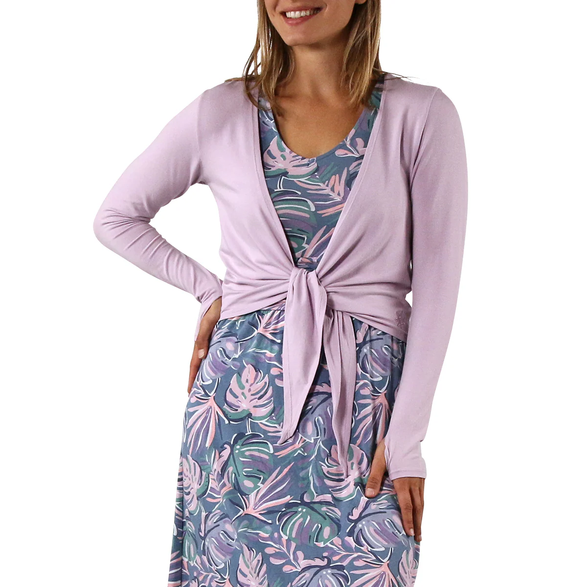 Women's Long Sleeve Crossover Sun Wrap - Serkeasy