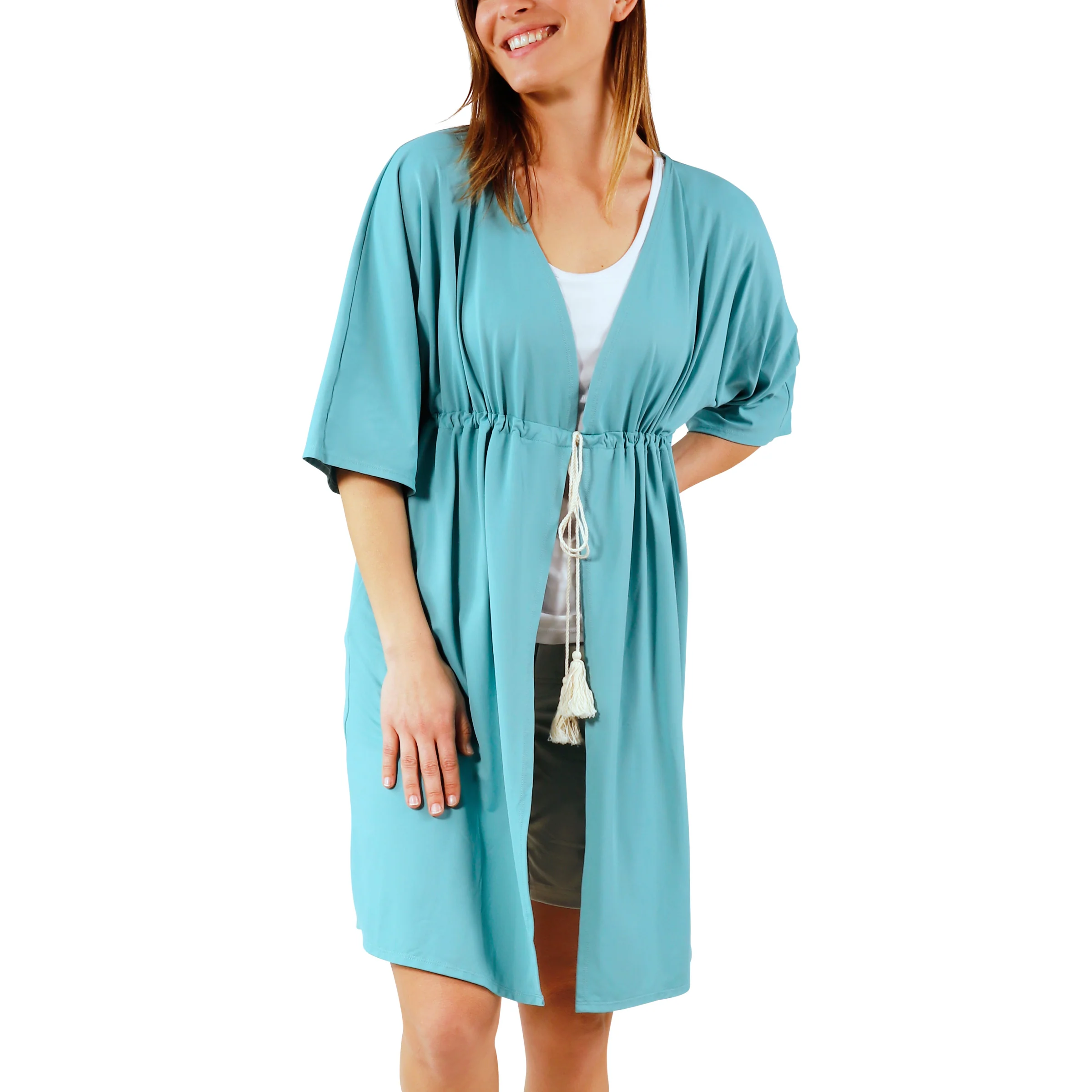 Women's Front-Tie Sun Kimono - Serkeasy