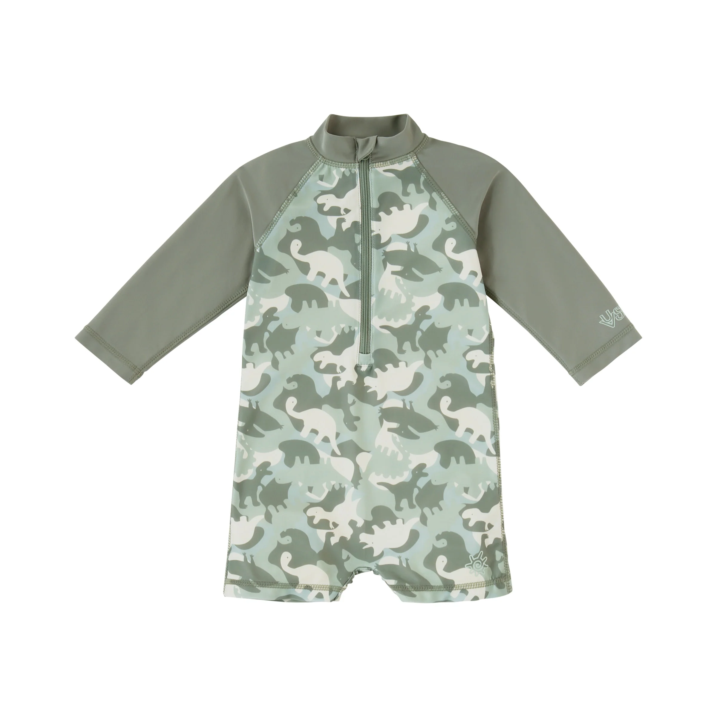 Baby Boy's Long Sleeve Swim Romper - Serkeasy