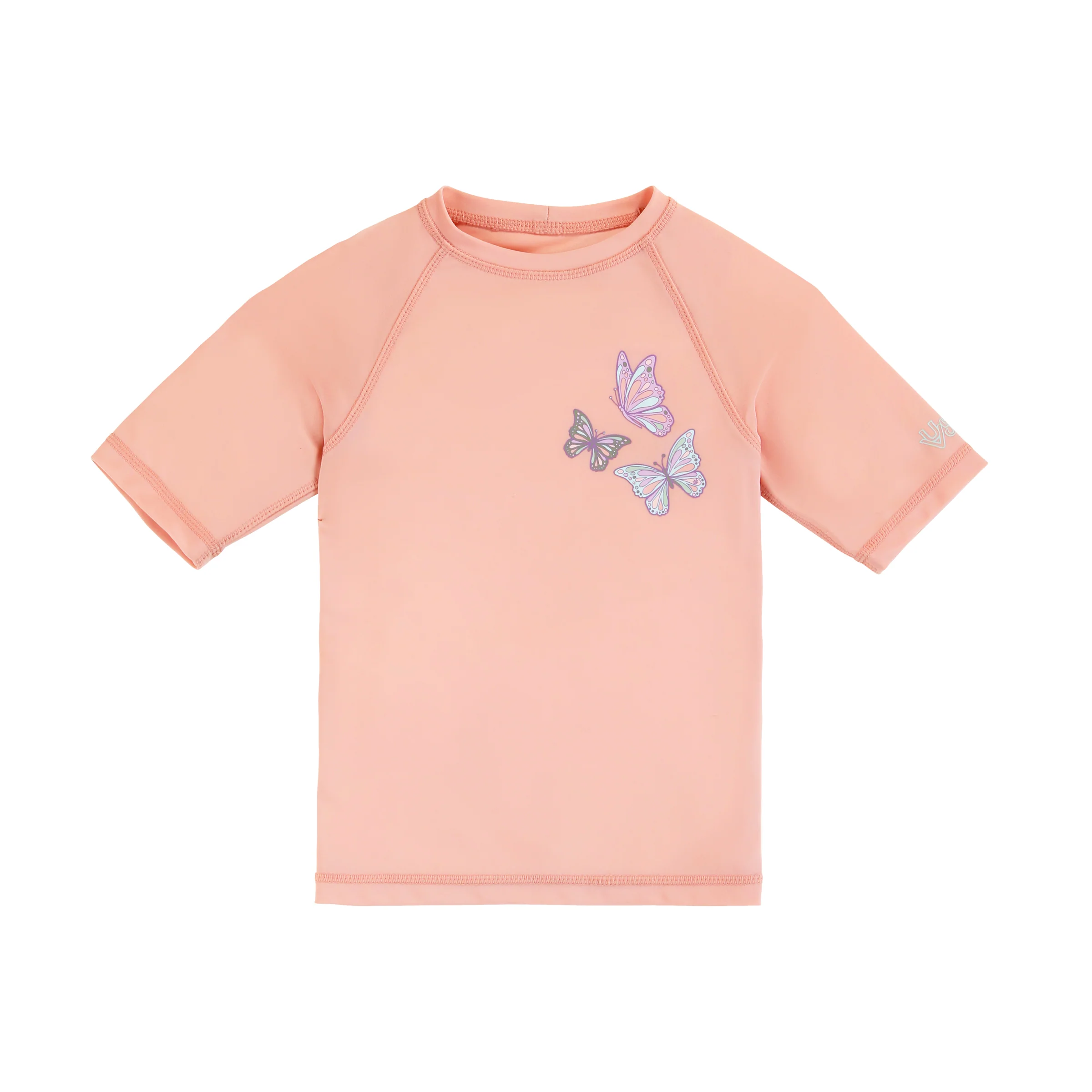 Kid's Short Sleeve Crew Sunny Swim Shirt - Serkeasy