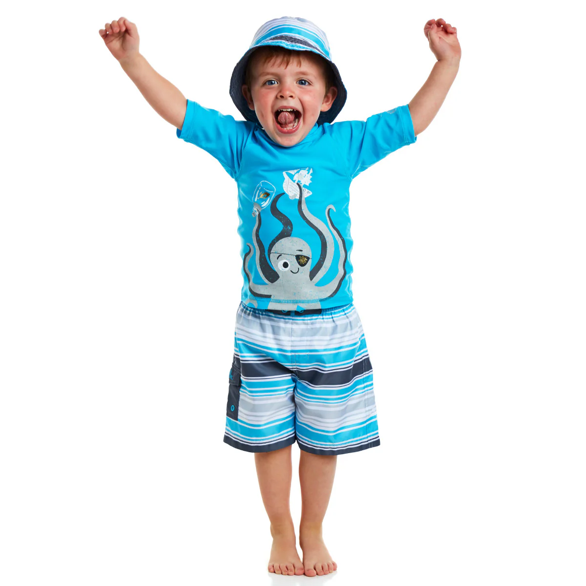 Boy's 3PC Sun & Swim Set - Serkeasy