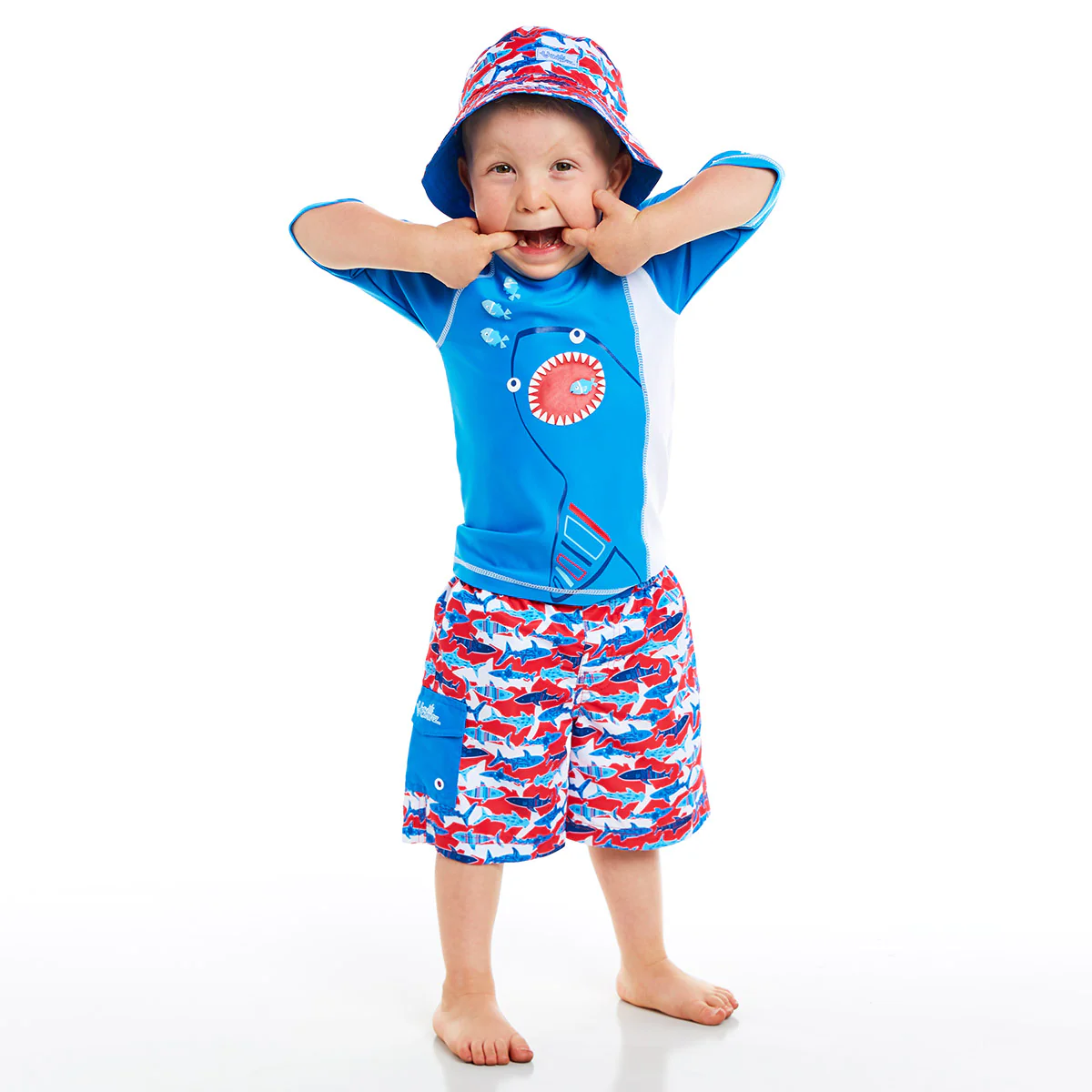 Boy's 3PC Sun & Swim Set - Serkeasy