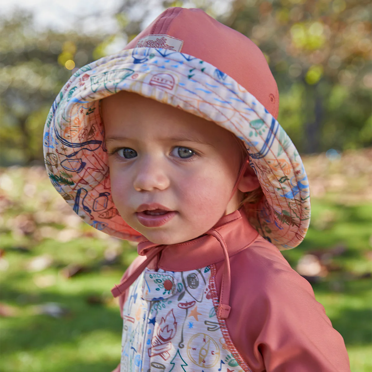 Baby Boys' Reversible Sun Hat | FINAL SALE - Serkeasy