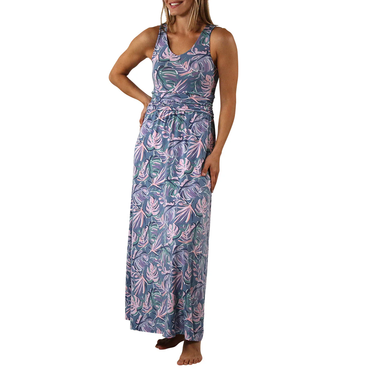 Women's V-Neck Maxi Dress | FINAL SALE - Serkeasy