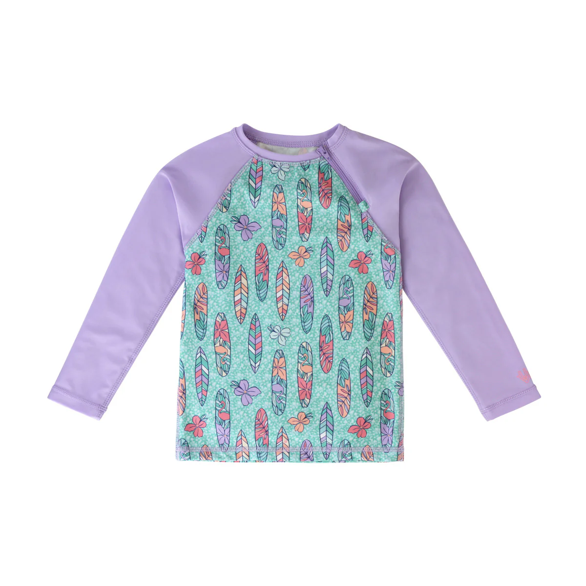 Girl's Zippy Long Sleeve Sun & Swim Shirt - Serkeasy