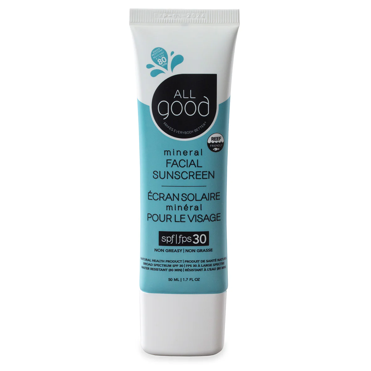 ALL Good Mineral Facial Sunscreen - SPF 30+ (1.7 oz) - Serkeasy