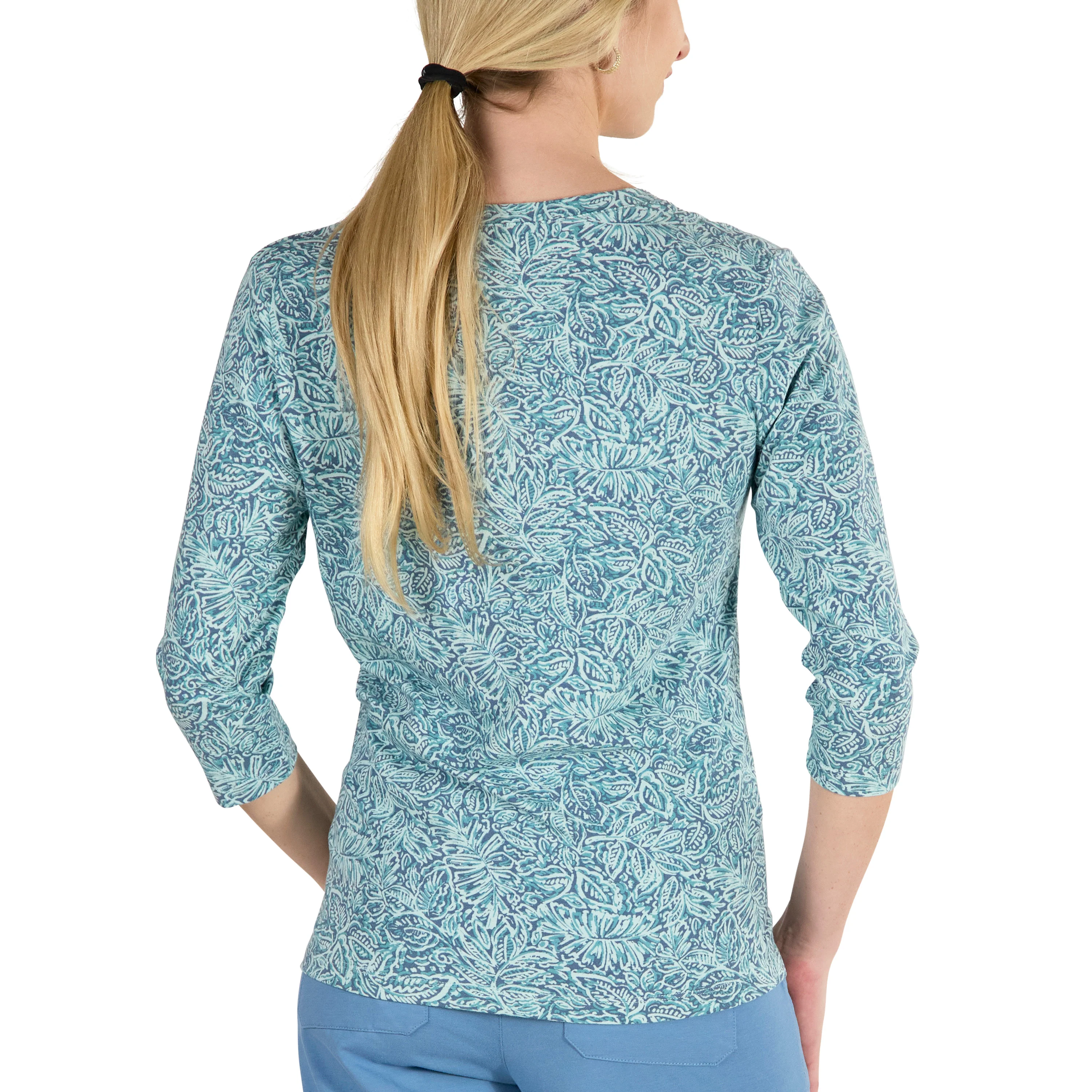 Women's 3/4 Sleeve V-Neck R&R Tee - Serkeasy