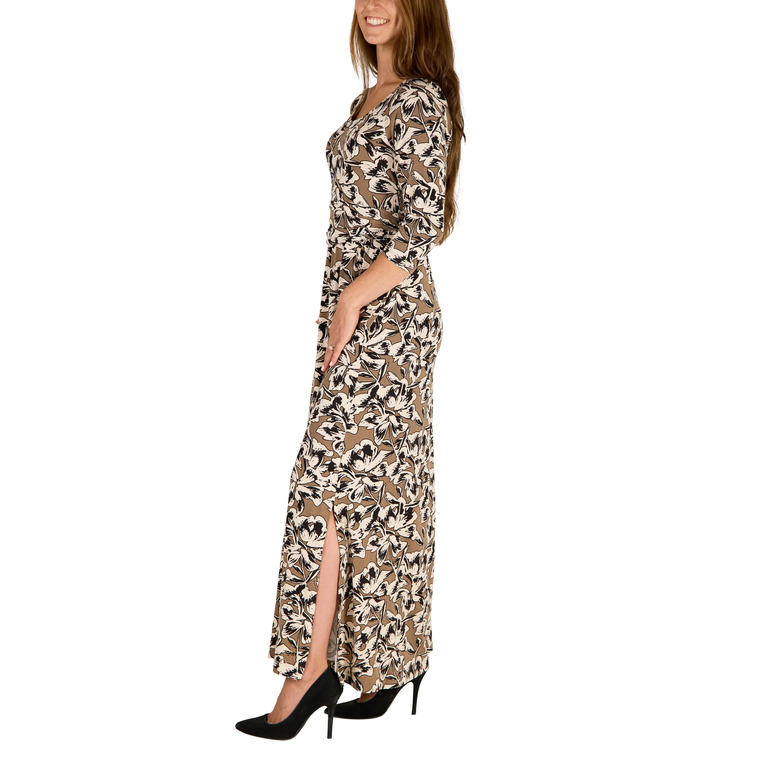 Women's Scoop Neck Maxi Dress - Serkeasy